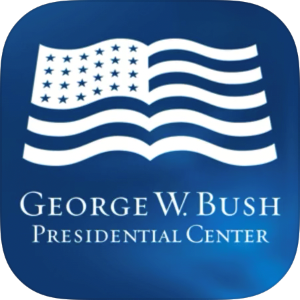 App icon to access the George W. Bush Presidental Center on ipad or iphone.