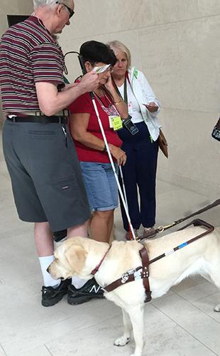 Only animals defined by the ADA as Service Animals are allowed into the Museum. Pets are not allowed.