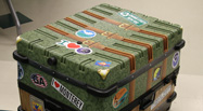 Exterior of the Saving Our Seas! The President and Mrs. Bush Marine Conservation Resource Trunk.