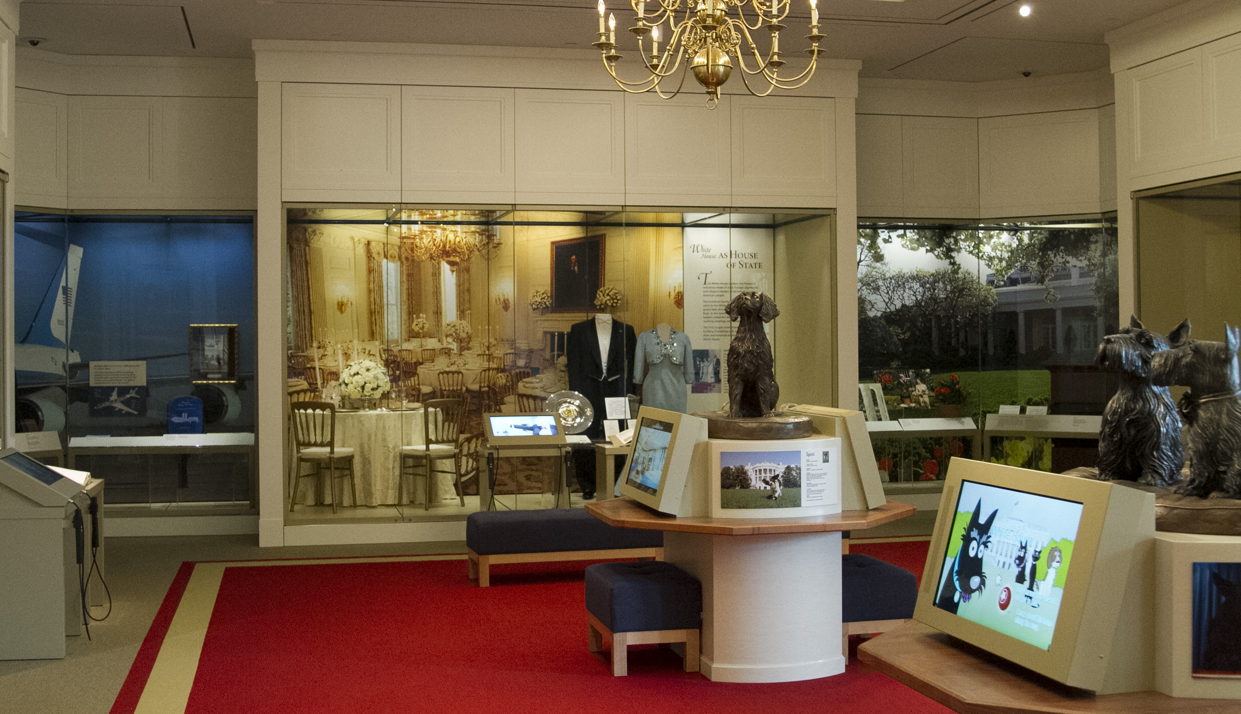 Life in the White House display.
