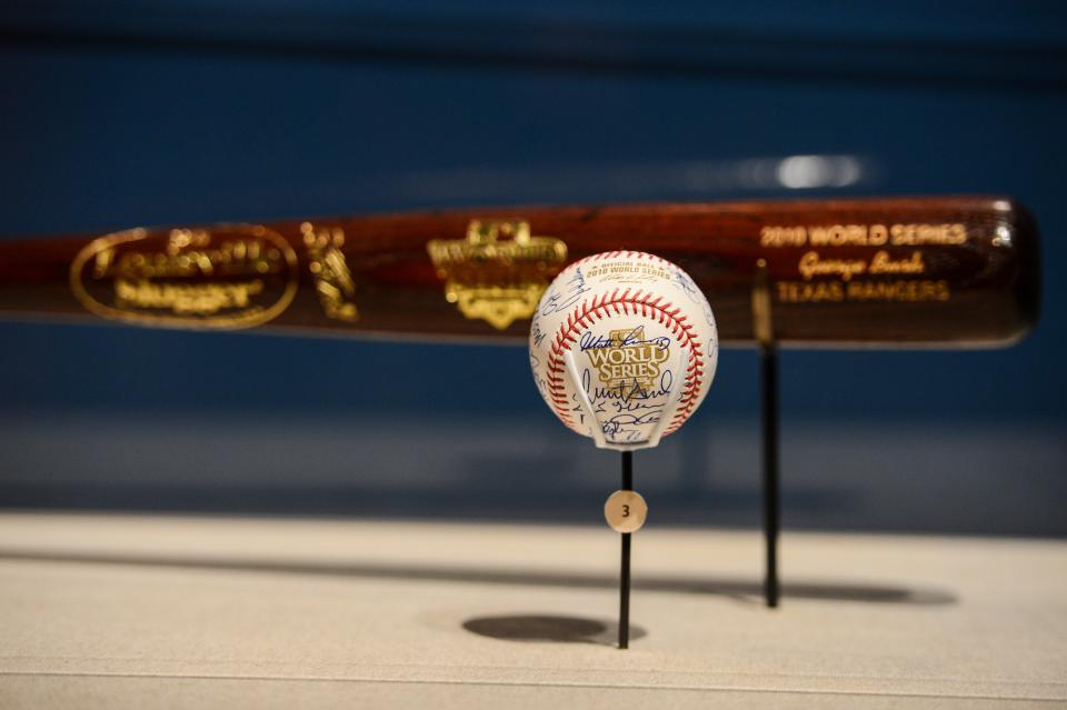 Baseball Past Exhibit World Series Ball