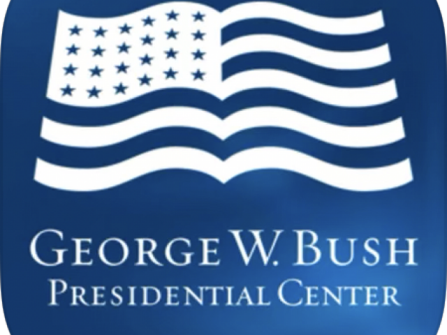 App icon to access the George W. Bush Presidental Center on ipad or iphone.