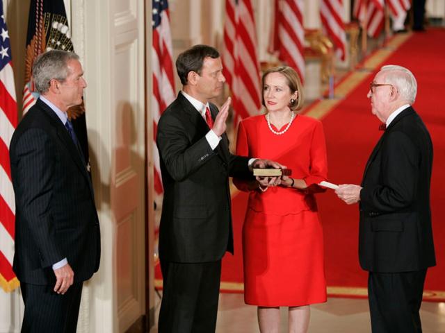 Swearing-In of Supreme Court Chief Justice John Roberts