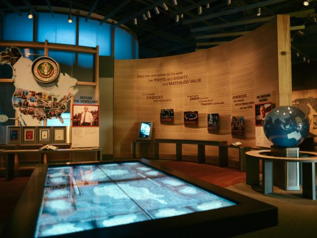 Defend the Homeland display.