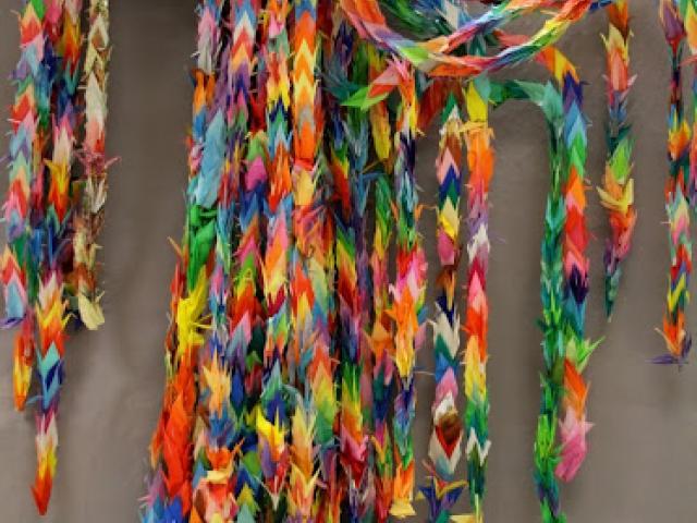 In Japan there is a tradition of folding one thousand origami paper cranes and stringing them together.  Anyone who folds a thousand cranes will be granted a wish by a crane.