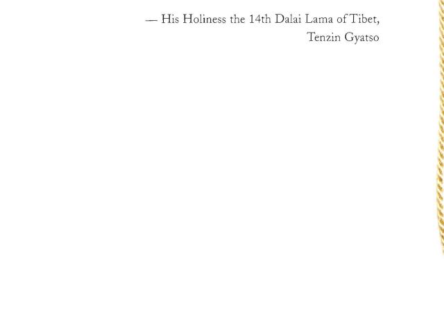 Program from the Congressional Gold Medal Ceremony in Honor of His Holiness the 14th Dalai Lama of Tebet Tenzin Gyatso, October 17, 2007. (Page 2 of 4)