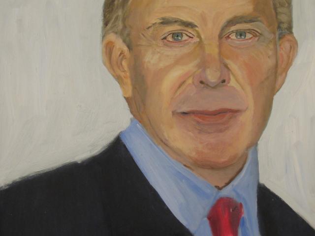 British Prime Minister Tony Blair