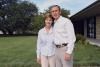 President George W. Bush and Mrs. Laura Bush pose for photographs , September 30, 2005, at Prairie Chapel Ranch in Crawford, Texas. (P20878-14)
