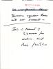 Notes written by President George W. Bush for the initial statement to the press after the terrorist attacks on September 11, 2001.