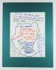 Drawing of Sudan with messages from gifters, Lost Boys of Sudan, Nashville, Tennessee. Presented to President Bush in the Roosevelt Room after his signing of the Sudan Peace Act (HR 5531) in October 2002.