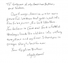 An Egyptian citizen shares an inspiring message with his American brothers and sisters.