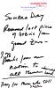 Handwritten notes from President George W. Bush, May 30, 2002.