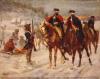 Washington and Lafayette at Valley Forge - painting by Dunsmore