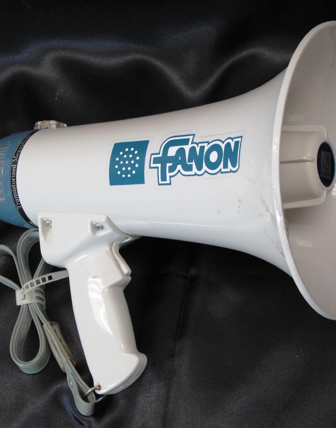 From our artifact collection: The Fanon MP-5 bullhorn President George W. Bush used to speak to the first responders working at Ground Zero when he visited New York City on September 14, 2001. DO.203303 