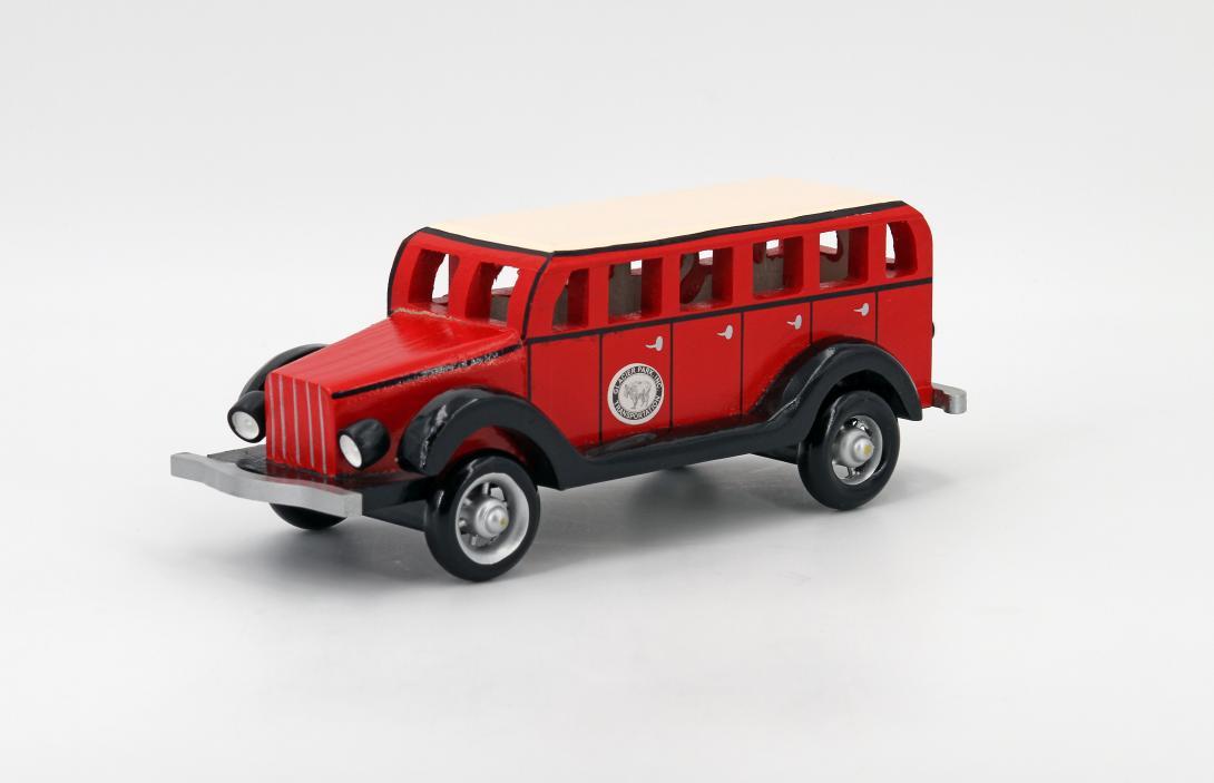 1936 Red Bus replica used at Glacier National Park