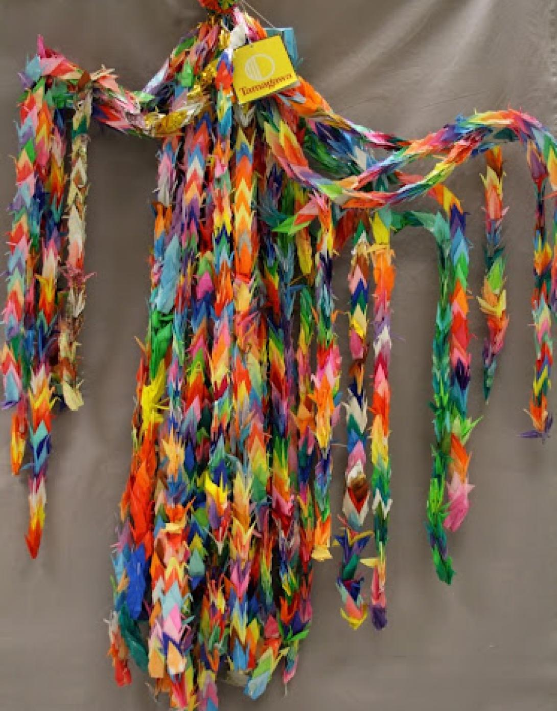 In Japan there is a tradition of folding one thousand origami paper cranes and stringing them together.  Anyone who folds a thousand cranes will be granted a wish by a crane.