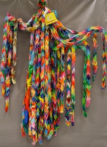 In Japan there is a tradition of folding one thousand origami paper cranes and stringing them together.  Anyone who folds a thousand cranes will be granted a wish by a crane.