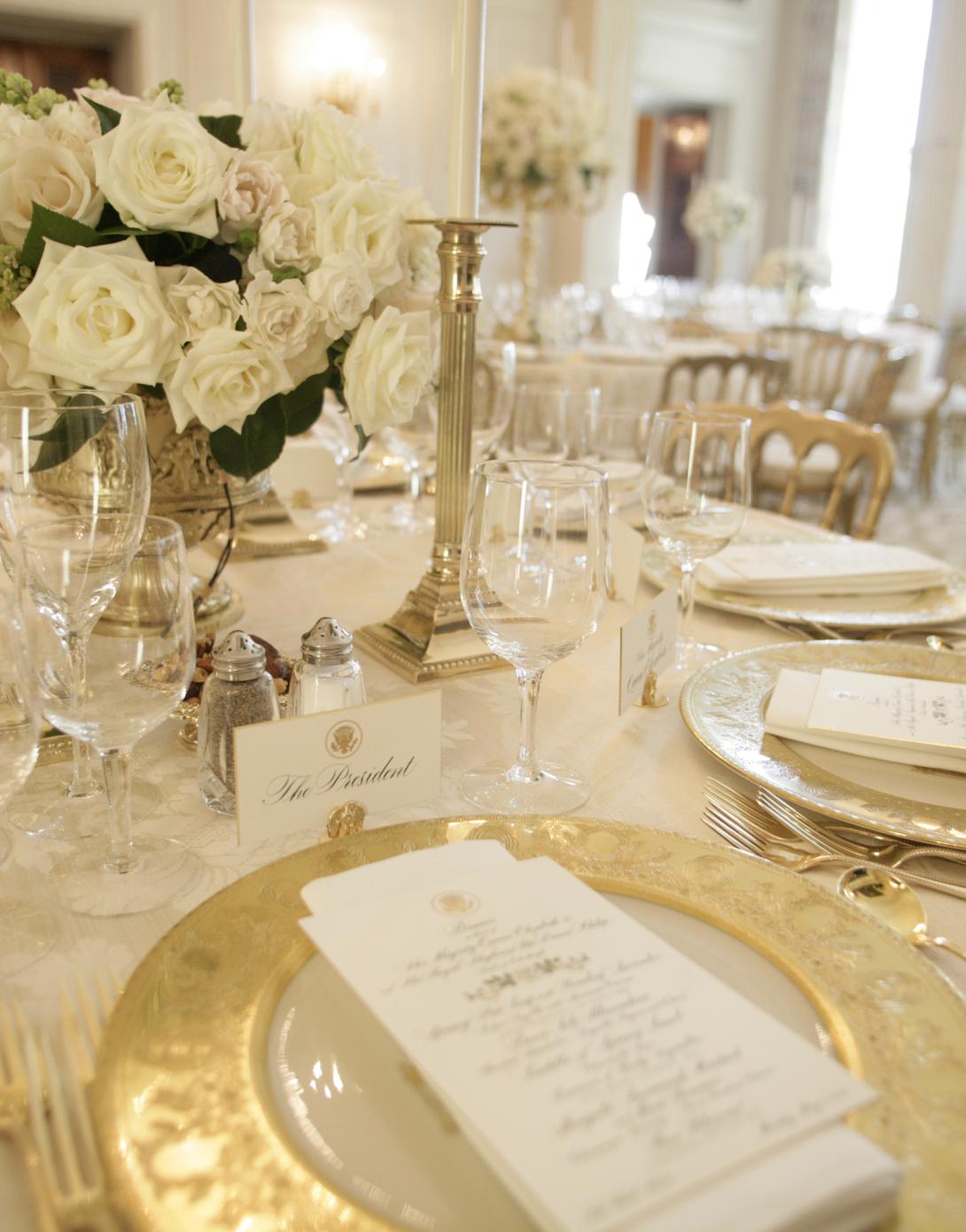 State Dinner press preview for the visit of Queen Elizabeth II in State Dining Room, May 7, 2007.