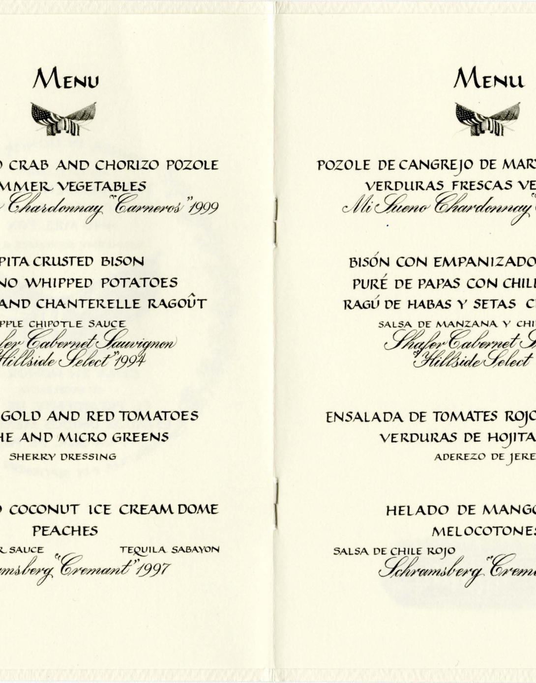 Cinco de Mayo Dinner Menu